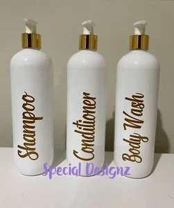 3 x 500ml Bathroom Bottles - Picture 1 of 1