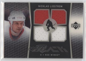2007-08 Upper Deck Ice UD Black Ice Jerseys Nicklas Lidstrom #BI-NL HOF