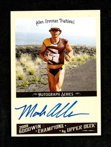 2009 Goodwin Champions Autograph MARK ALLEN Ironman Triathlon HOF - Picture 1 of 2