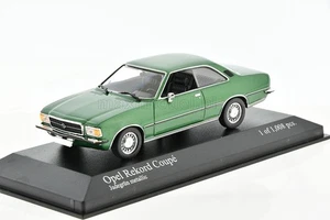 OPEL Rekord D Coupe Green met. 1975 1/43 MINICHAMPS 400044022 - Picture 1 of 5