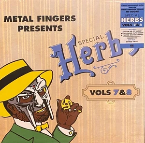 MF DOOM - Metal Fingers Presents: Special Herbs Vol. 7 & 8 (Blue vinyl)--Viny... - Picture 1 of 2