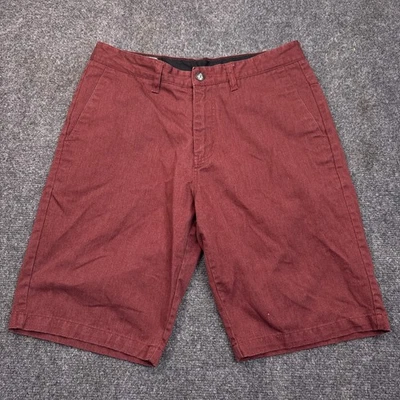Volcom Stone Chino Shorts Mens Size 30 Red Skate Surf Y2K Casual - Image 1 of 4