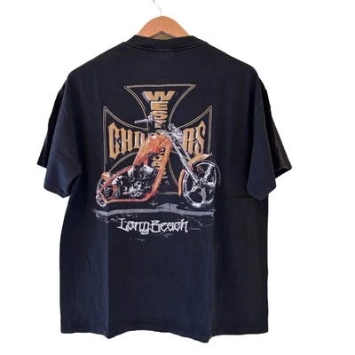Camisa Vintage West Coast Choppers Naranja Chopper XL REIMPRESIÓN Foto 1 de 4