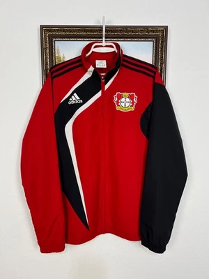 Vintage Adidas Bayer 04 Leverkusen Football Jacket Soccer Mens Track Top Size M - Image 1 of 4