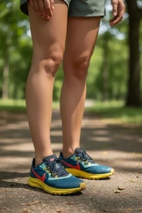 Nike Pegasus Trail 36 Laufschuhe Turnschuhe blau gelb rot Größe 8 Damen - Bild 1 von 10