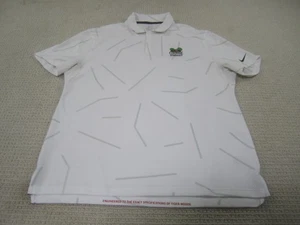 Nike Shirt Herren Medium weiß Tiger Woods Collection Polo Colonial Collegiate - Bild 1 von 12