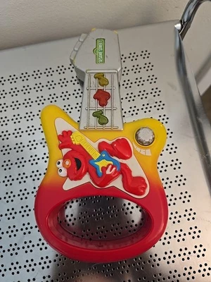 Mini atasco de guitarra Mattel Sesame Street Workshop difícil de encontrar con Elmo Works Foto 1 de 4