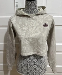 EUC🌟Lululemon All Yours Cropped Hoodie Size 4 Team Canada Metamorphosis Beige - Picture 1 of 6