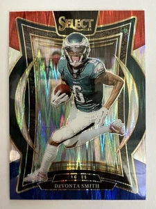 Devonta Smith - 2024 Panini Select - Concourse Red & Blue Shock Prizm #51 - Foto 1 di 3