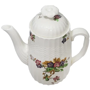 WICKER LANE Copeland Spode Kaffeekanne 7,25" NEU NIE BENUTZT DEFEKT England - Bild 1 von 9