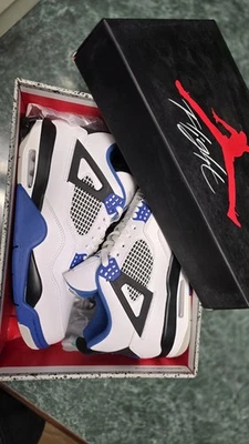 Size 9.5 - Jordan 4 Retro Mid Motorsports - Image 1 of 4