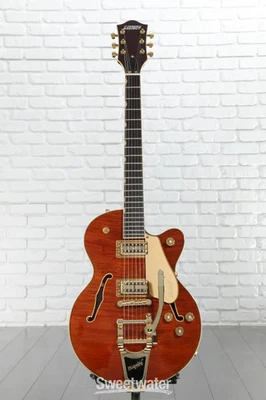 Guitarra Eléctrica Gretsch LTD Broadkaster Jr. Semi-cuerpo Hueco - Roundup Naranja Foto 1 de 4