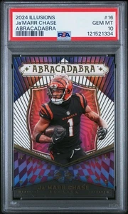 PSA 10 Ja'Marr Chase - 2024 Panini Illusions Abracadabra #16 Bengals - Picture 1 of 2