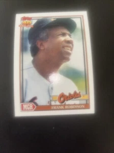 1991 Topps #639 Frank Robinson Baltimore Orioles - Picture 1 of 2