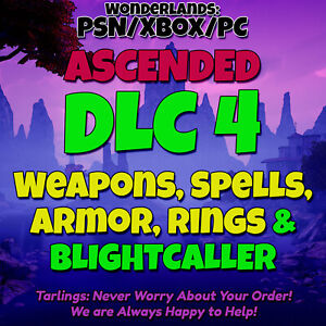 Tiny Tina's Wonderlands ASCENDED *DLC 4* Weapons, Armor, Spells & BLIGHTCALLER