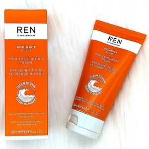 REN SKINCARE Radiance PHA Exfoliating Facial - FULL SIZE - 1.69 oz / 50ml - NEW - Picture 1 of 2