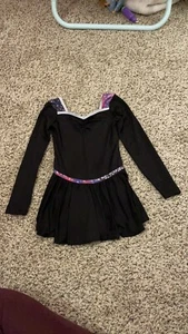 Capezio black long sleeve dance leotard child size small - Picture 1 of 8