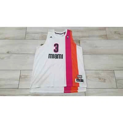 Mens Reebok Miami Heat Dwyane Wade Floridian NBA Basketball jersey XXL - Image 1 of 3