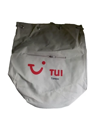 TUI Türkiye Türkei Seesack Rucksack Sporttasche Tasche Urlaub Sportsack beige - Bild 1 von 4