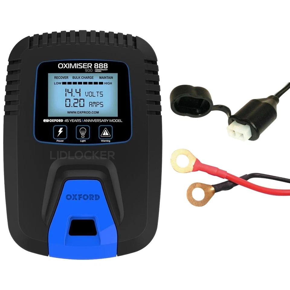 Oxford Oximiser 900 Motorcycle Battery Charger Trickle Motorbike Chargers New - Image 1 of 4