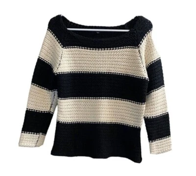 Sanctuary Sweater Womens Size Small Wool Blend Striped Pullover Top Cozy Comfort - Image 1 of 4