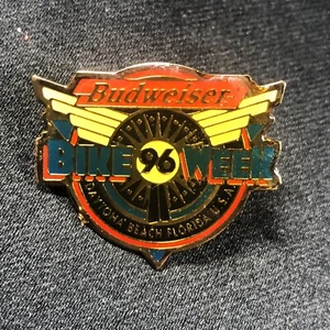 Vintage 1996 Budweiser BIKE WEEK Daytona Beach, FL Pin - Picture 1 of 3