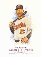2007 Topps Allen and Ginter Baltimore Orioles Baseball Card #25 Jay Payton