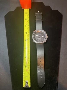 Watch - Heritor Davenport Engraved, Leather Band, Black & Silver - Picture 1 of 6