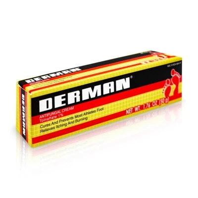 DERMAN ANTIFÚNGICO✅👣 CREMA 1,76 OZ / CREMA ANTIMICÓTICA✅👣 Foto 1 de 3