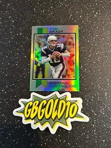 2023 Topps Composite - 1973 Topps Football Chrome Tom Brady #1973-18 Refractor - Picture 1 of 2