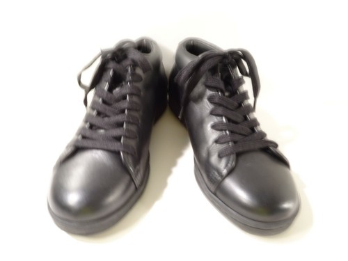 CONVERSE Sneakers alte Linder da donna in pelle nera taglia 39 nuove nuove 395 00