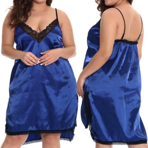 Women Lace Sexy Passion Lingerie Babydoll Plus Size Nightwear Dress Sleepwear US - Picture 1 of 25