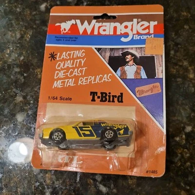 ERTL 1/64 Dale Earnhardt Wrangler T-Bird Dark Blue NEW NIP - Image 1 of 4