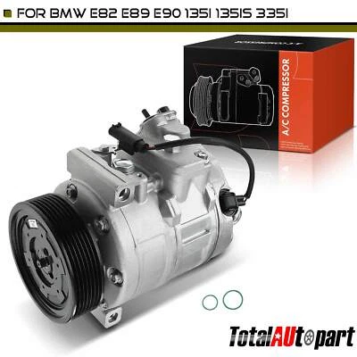 Compresor de aire acondicionado con 7 ranuras para BMW E88 E82 E90 135i 335i /335i xDrive X1 X3 Z4 Foto 1 de 4
