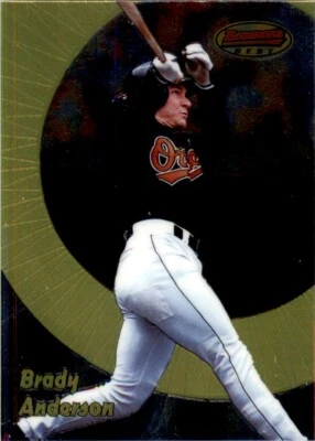 1998 Bowman's Best Brady Anderson . Baltimore Orioles #50 - Image 1 of 2