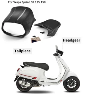 Para Vespa Sprint 150 125 50 Carenado Trasero Capucha Faro Faro Carenado Cubierta - Imagen 1 de 21