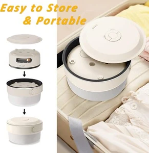 Rice Cooker, 2 Liter Portable Rice Cooker with Foldable Handle, Non-Stick - Picture 1 of 7