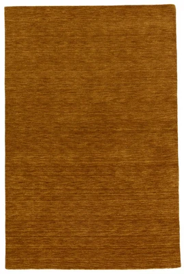 Orange Solid Design Hand-Loomed 4X6 Gabbeh Wool Rug Oriental Home Decor Carpet - Image 1 of 4