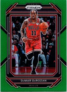 2022-23 Panini Prizm DeMar DeRozan #72 Prizms Green Chicago Bulls - Foto 1 di 2