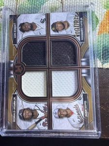 Colección Museo Topps 2021 - Piezas primarias de cuatro jugadores reliquias cuádruples Ronald... - Imagen 1 de 2