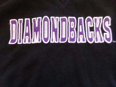 AZ DIAMONDBACKS NWOT MLB Black "Pullover Sewn Sweatshirt" ADULT Size (XXL) $50 - Image 1 of 4