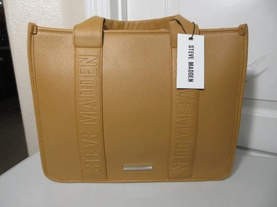 BOLSO DE MANO/HOMBRO GRANDE STEVE MADDEN BWEBBER-EL AVELLANA NUEVO CON ETIQUETAS Foto 1 de 4