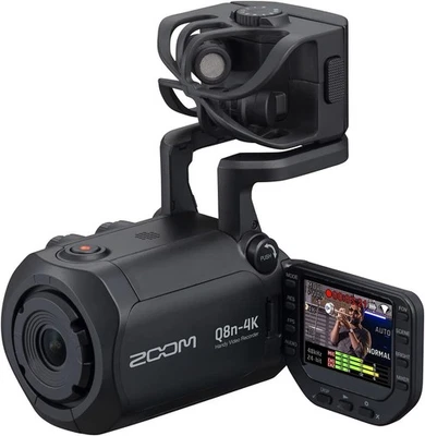 Videoregistratore pratico ZOOM Q8n-4K 4K di alta qualità 24 bit/96 kHz con... - Immagine 1 di 4
