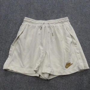 Nike Shorts Mens Small Off White Cream Fleece Drawstring Athletic CZ9249-113 - Picture 1 of 15