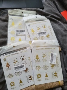 500 Geschenkanhänger Weihnachten Kraftpapier und Folie, Etikett, tolle Qualität. Bargin Preis - Bild 1 von 3