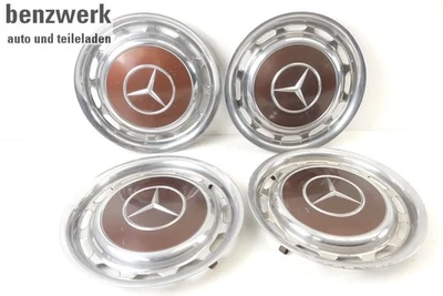 Mercedes W108 W116 W114 W115 W123 4X Radkappe Chrom 14 Zoll ORIGINAL 1154010324✔ - Bild 1 von 4