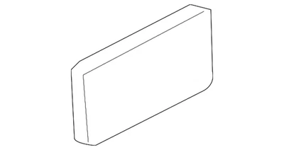 Protector de piedra original Volkswagen 1C0-821-712-E Foto 1 de 3