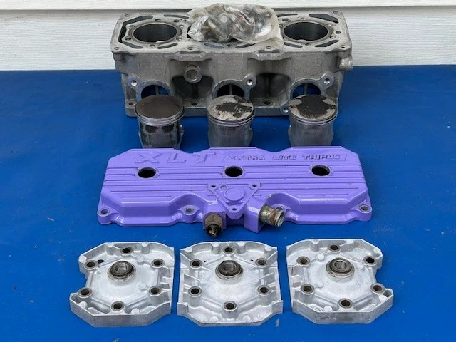 1994 - 1999 年 Polaris 3085049 XLT XCR 580 600 Sp 气缸盖活塞顶端 Asm — 第 1/4 张图片