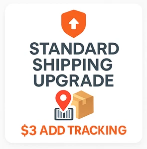 Standard Shipping Upgrade (Tracked) — Add Tracking for Existing Order – $3 - Picture 1 of 1