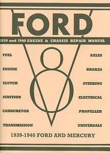 Ford 1939 1940 motor y chasis manual de taller - Imagen 1 de 1
